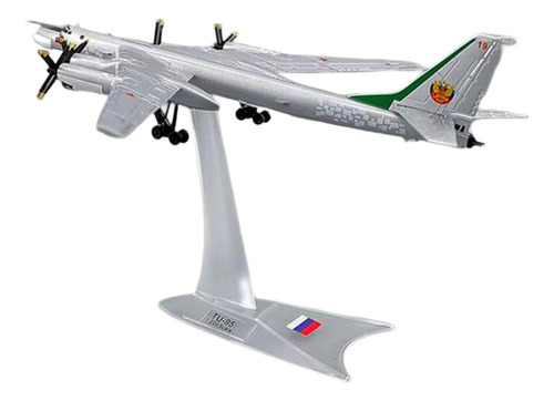 Modelo De Avión Bombardero De Tu-95 A Escala 1:200 Rusia