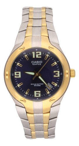 Reloj Para Hombre Casio *edifice*. Plateado/dorado Dorado Morado (Usado)