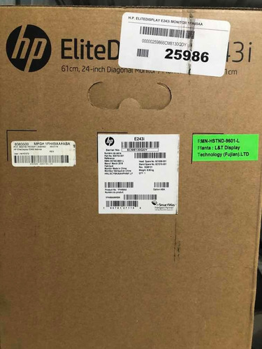 Monitor Hp Elitedisplay. E243i De 24