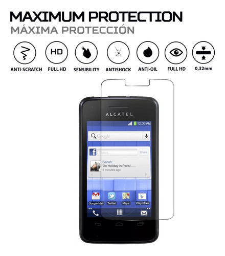 Protector Mica Pantalla Para Alcatel One Touch T Pop