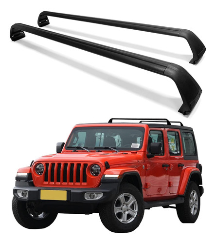 Barras Transversales Portaequipajes Ajustables Jeep Wra...