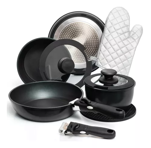 Set de Ollas de Aluminio con Mango Desmontable (4 Piezas + Mango Desmo –  Westinghouse