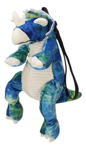 Mochila 3d Dinosaurio Suave Felpa Grande Niños Y Adultos