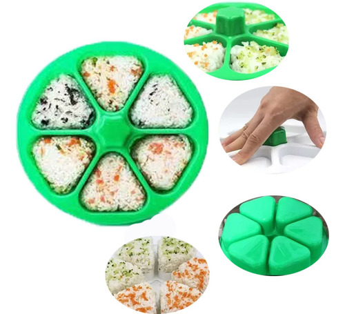 Molde De Sushi Japonés, Molde De Caja Bento Triangular