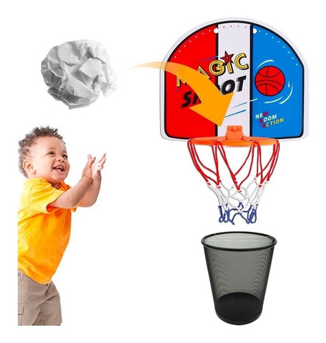 Tablero Mini De Basquetbol Con Canasta Y Pelota Set Basket