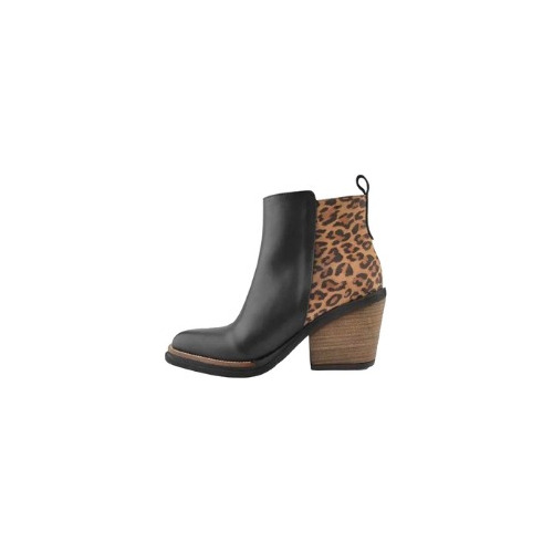 Botinetas Botas Botitas De Mujer De Cuero Kioto - Ferraro