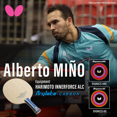 Raqueta Tenis Mesa  Identica Utilizada Alberto Mino Ma Para