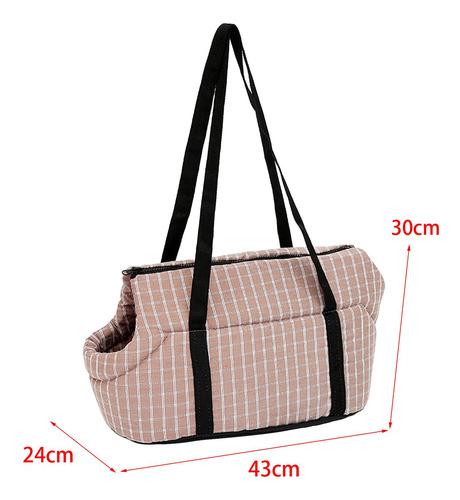 Bolso De Hombro Para Transportar Gatos Bolso Ligero Café L
