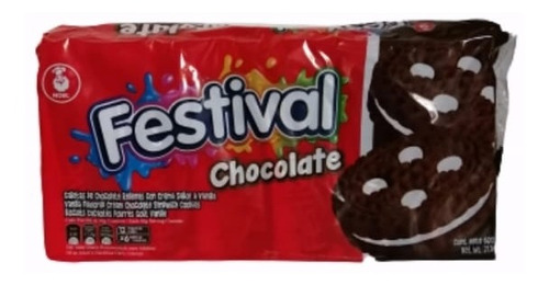 Galletas Festival Chocolate × 12 Paque - Kg a $1124