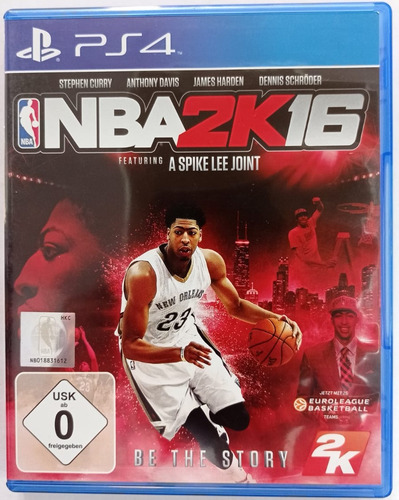 Jogo Nba 2k16 Ps4 Físico Usado (Usado)