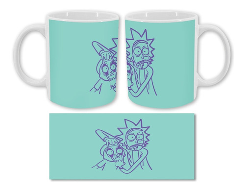 Mug Pocillo Taza Rick And Morty Serie Personalizado