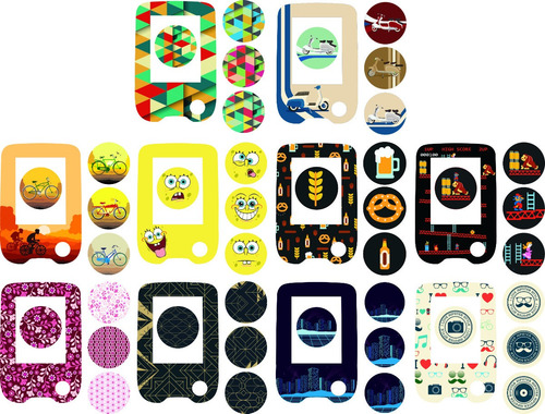 Supercombo Diabetes :1brazalete+1protector+1stikers+1estuche