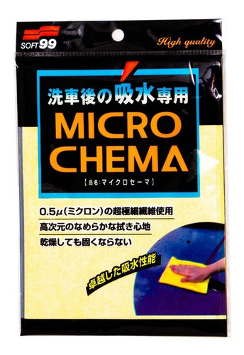 Pano Secagem Anti-risco Ultra Absorvente Micro Chema Soft99