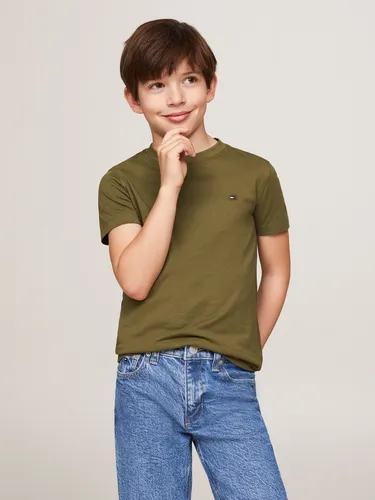 Camiseta Verde Essential De Cuello Redondo Tommy Hilfiger