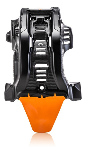 Imagen 4 de 4 de Protector De Motor Skid Plate Gasgas Mc250f 21 Negro/naranja