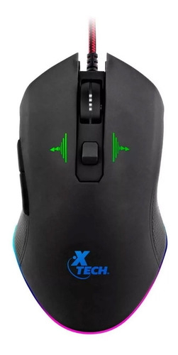 Imagen 1 de 2 de Mouse de juego Xtech XTM-710 negro