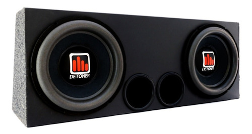 Caixa Dutada C/ 2 Subwoofer Detoner 12 800 Wrms Cada