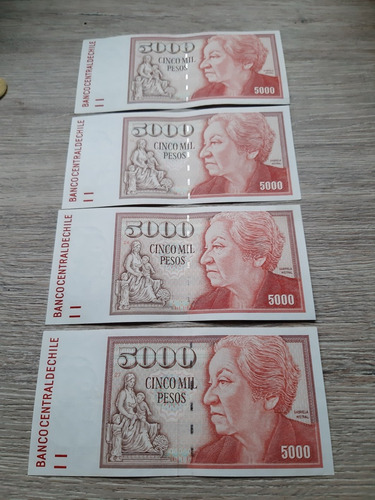 Imagen 1 de 7 de Billete 5.000 Antiguo De Papel Año 2006