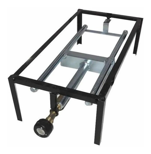 Mechero Quemador Anafe Para Plancha Gas Natural O Envasado Color Negro