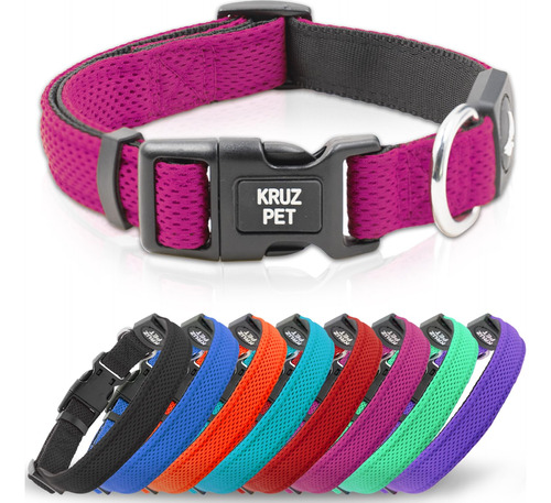 Collar Rosa Kruz Confortable Para Perros Pequeños Y Grandes