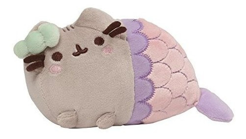 Gund Pusheen Felpa De Gato De Sirena Con Relleno, 7.0 In, Co