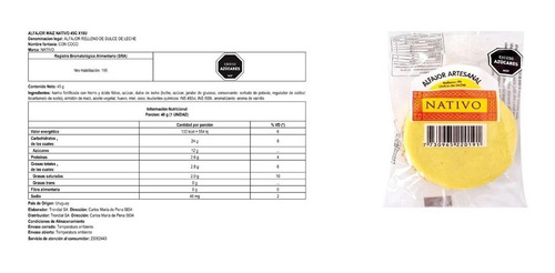 Imagen 2 de 3 de Alfajor Maicena Artesanal Nativo X18u