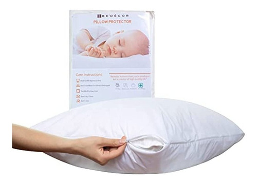 Bedecor - Protector De Almohada Impermeable, Tamaño Queen, P