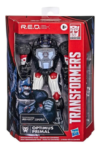 Muñeco Transformers Beast Wars Optimus Primal R.e.d