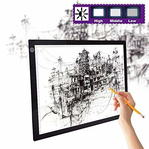 Hokone Led Light Box Tracer A3 Ultra Thin Portable Artc...