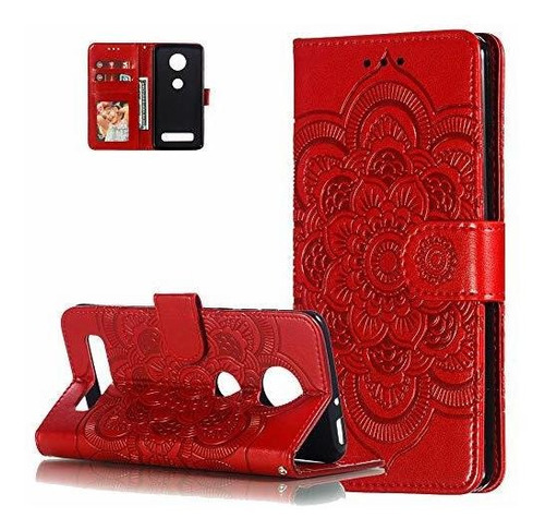 Asdsinfor Moto Z4 Play Estuche Completo Elegante Funda De Bi