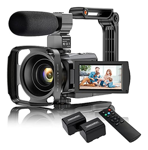 Videocamara 4k Con Microfono, Camara De Vlogging Vafoton 48m