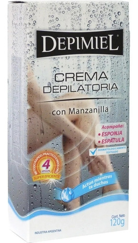Depimiel Crema Depilatoria Para Ducha Con Manzanilla X 120gr