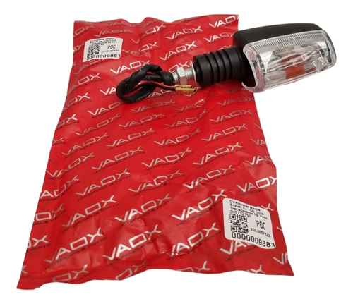 Direccional Media Suzuki Ax 100 Coca Transparente Vaox