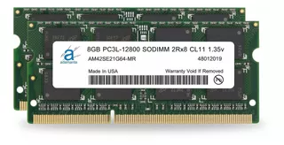 Memoria Ram 16gb Adamanta (2x8gb) Upgrade Para Dell Alienware Inspiron Latitude Optiplex Precision Vostro Ddr3l 1