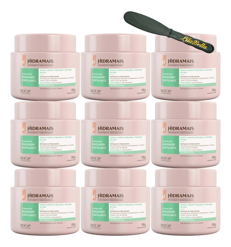 9un Creme Esfoliante Média Abrasão 500gr Hidramais+espàtula
