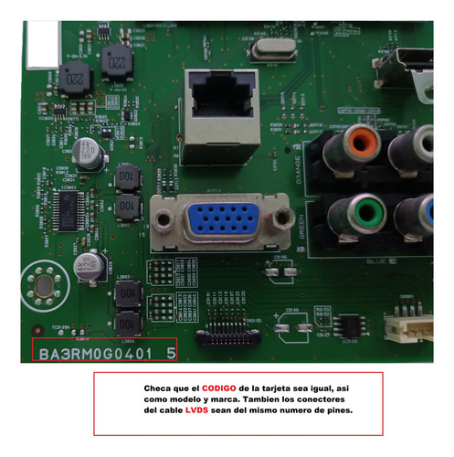 Philips 32pfl4909/f8, Main Ba3rm0g0401 5 (Usado)