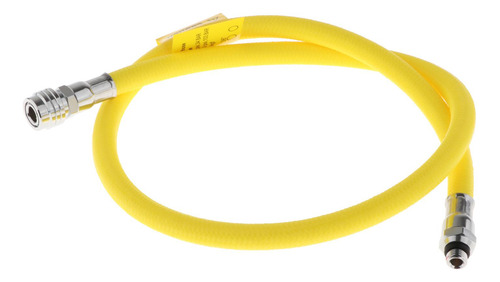 Regulador De Manguera Lp De Baja Presión 90cm Amarillo