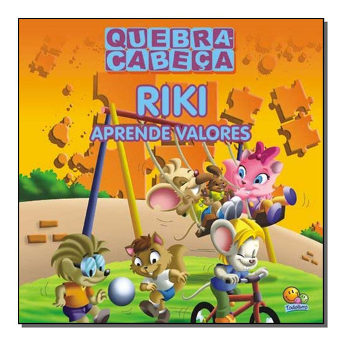 Livro Quebra-cabeça: Aprende Valores (riki & Gabi), De Belli, Roberto. Editora Todolivro, Capa Mole, Edição 1 Em Português, 2012