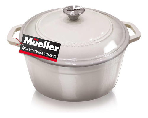 Mueller Duracast - Olla Holandesa De Hierro Fundido Esmaltad