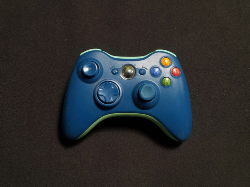 Control Xbox 360 Inalámbrico Azul Oscuro B