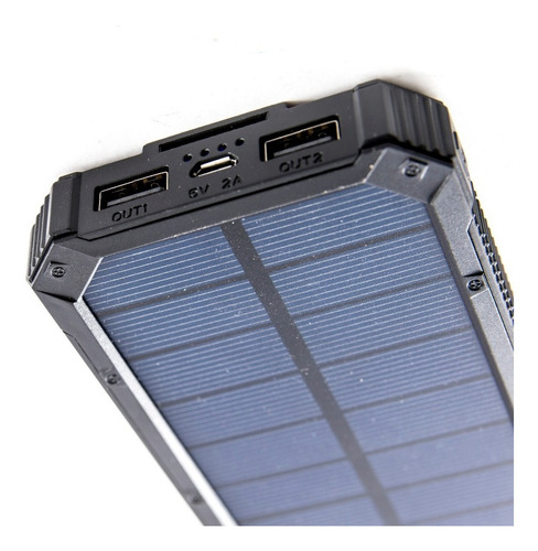 Imagen 3 de 9 de Cargador Solar Universal Usb Micro Usb Celular Capibara