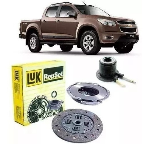 Kit De Embreagem + Atuador S10 Lt Diesel 2.8 13 14 15 16 17