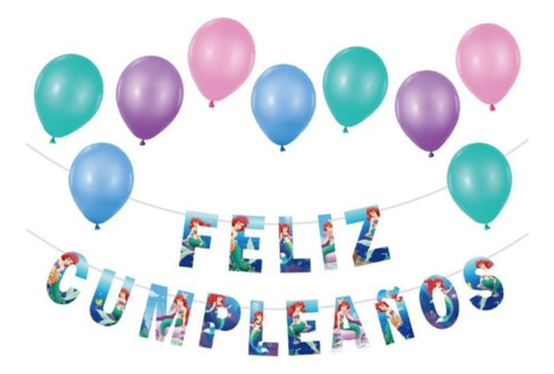 Guirnalda Feliz Cumpleaños Varios Modelos Colores