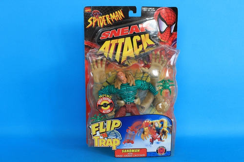 Sandman Spiderman Sneak Attack Toybiz 1998