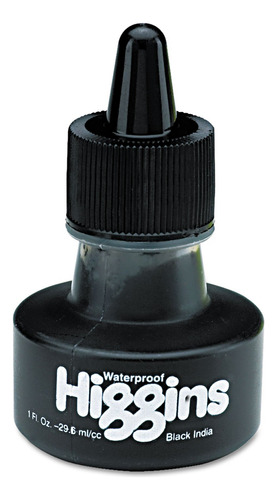 Tinta Para Dibujar Impermeable Higgins 1 Onza Negro Hig44201