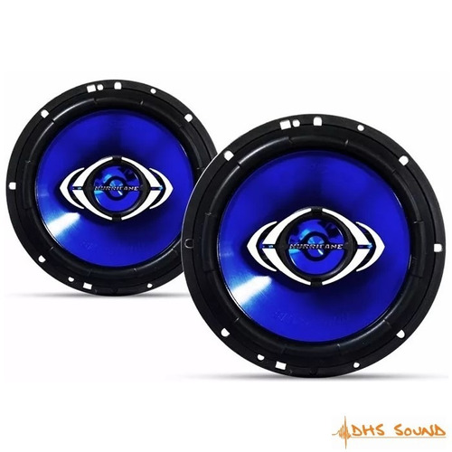 Par Auto Falante 6 Polegadas Onix/corsa/gol Hurricane - 130w