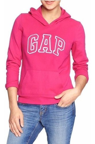 sudadera gap rosa mujer