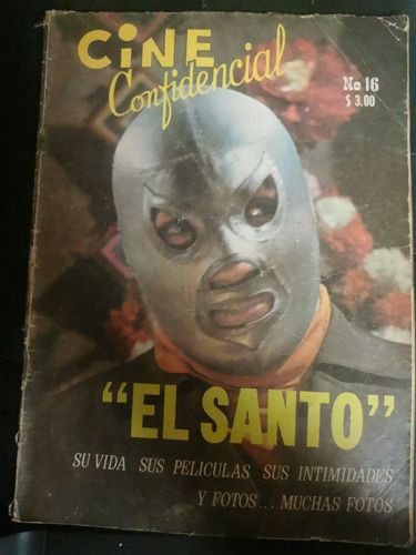 Revista Cine Confidencial El Santo Su Vida Y Sus Películas 