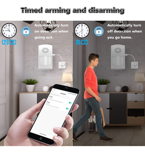 Sensor De Movimiento Inteligente Inalámbrico, 4 Modos, Alarm