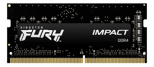 Memoria Ram Fury Impact Gamer Color Negro 32gb 1 Kingston Kf